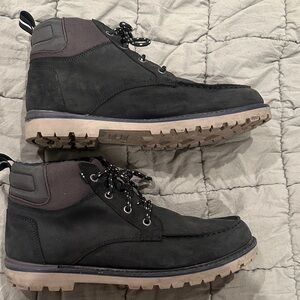 Toms Black Men's Lace-Up Boots